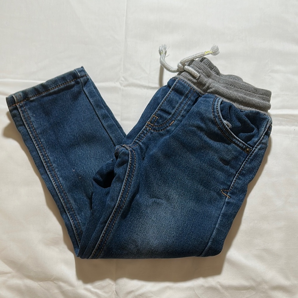 Cat & Jack Blue and Gray Stretch Jeans